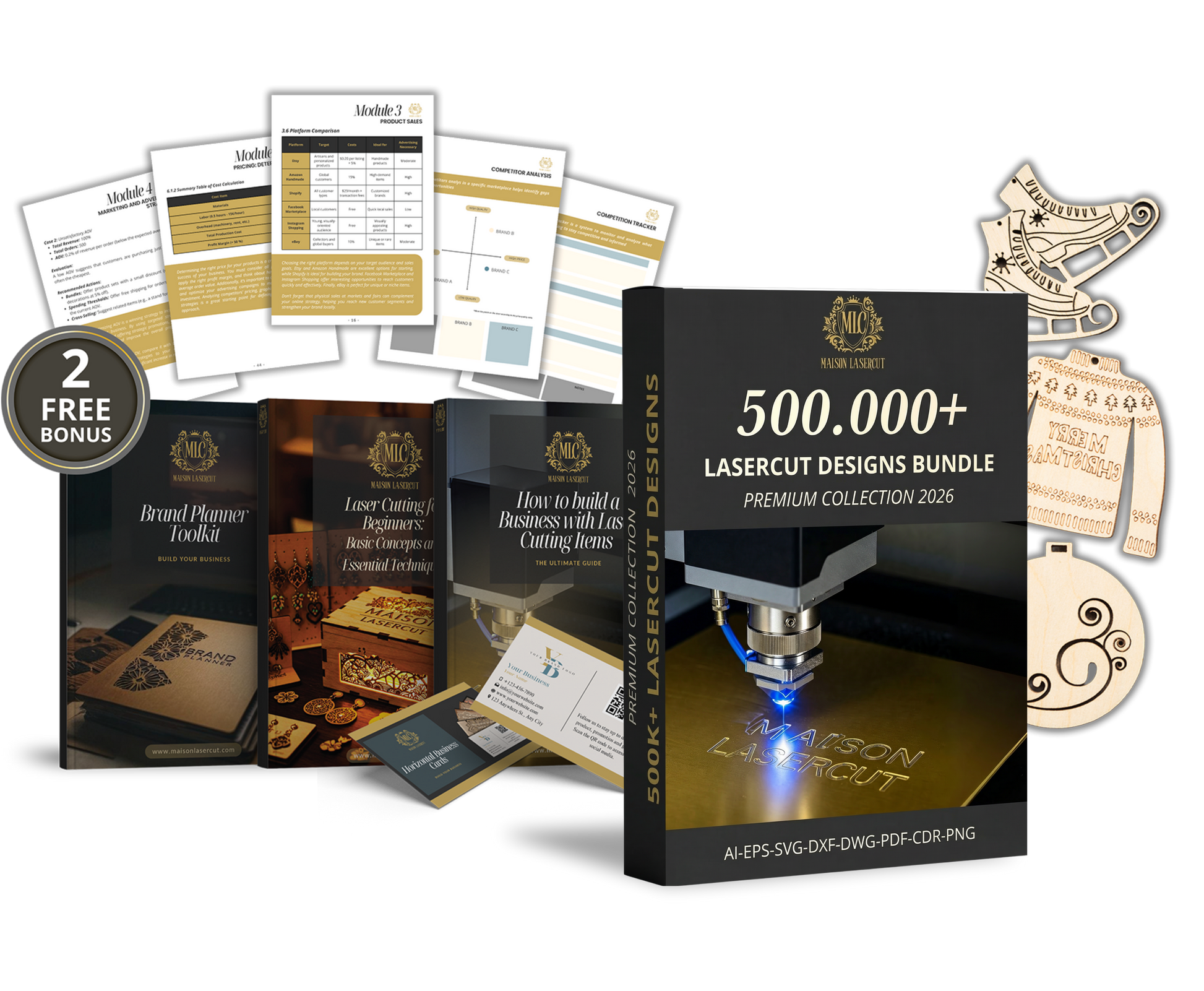 Laser Cut Designs Bundle – MLC Maison Lasercut